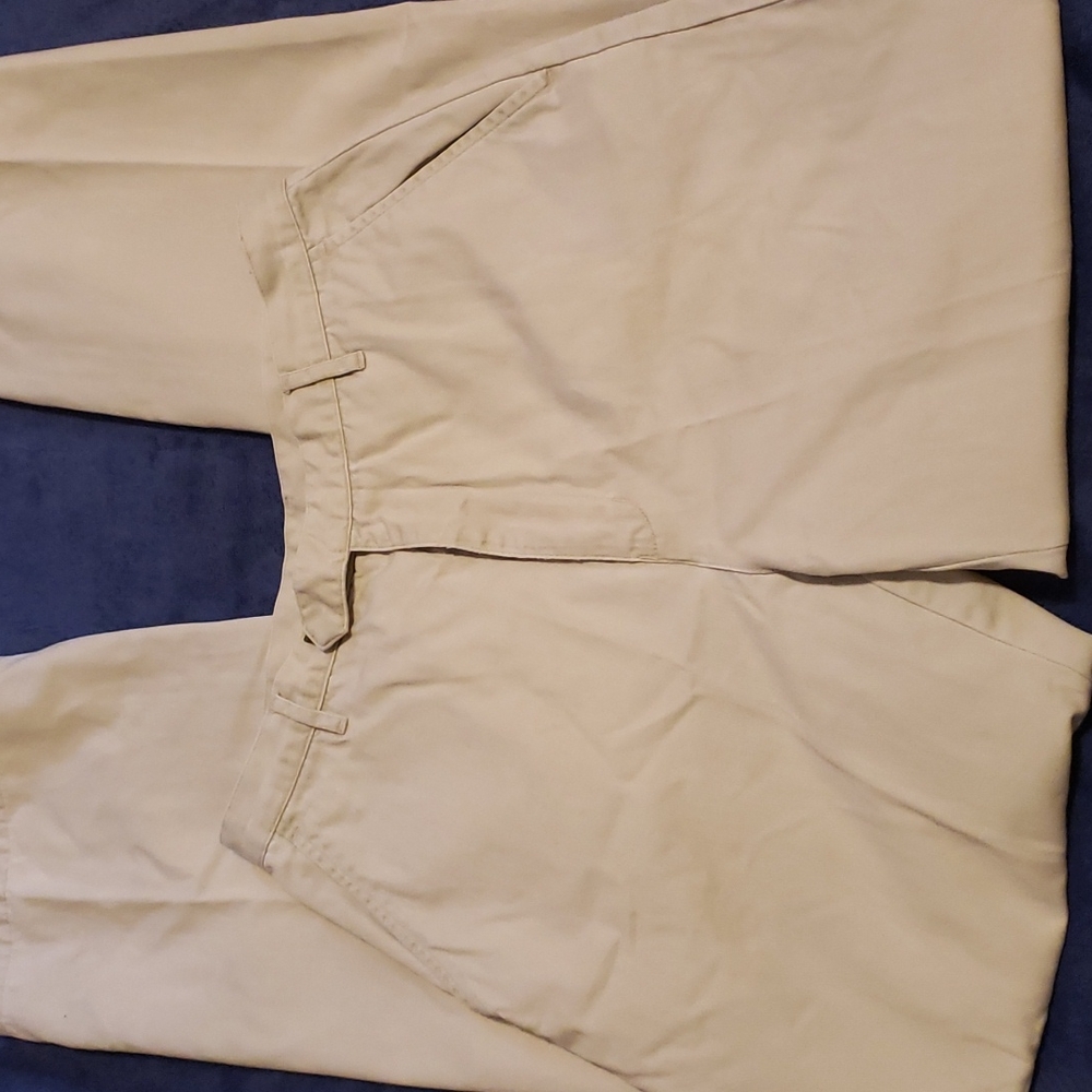 Nordstrom beige straight leg pants